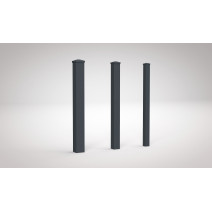 Passende Pfosten aus Aluminium