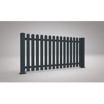 Zaunfeld aus Aluminium