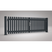 Zweiflgeltor aus Aluminium