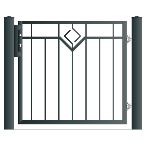 Gehtr MILAZZO Breite 950 mm Ohne Pfosten