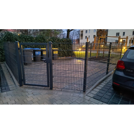 DSM 8/6/8 Doppelstabmatten VERZINKT RAL 7016, RAL 6005 doppelstabmatt