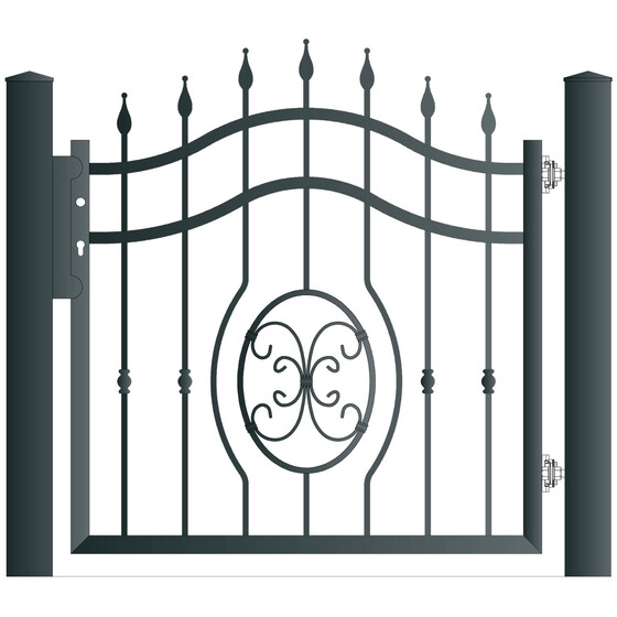 Gehtr CIVITA Breite 950 mm Ohne Pfosten