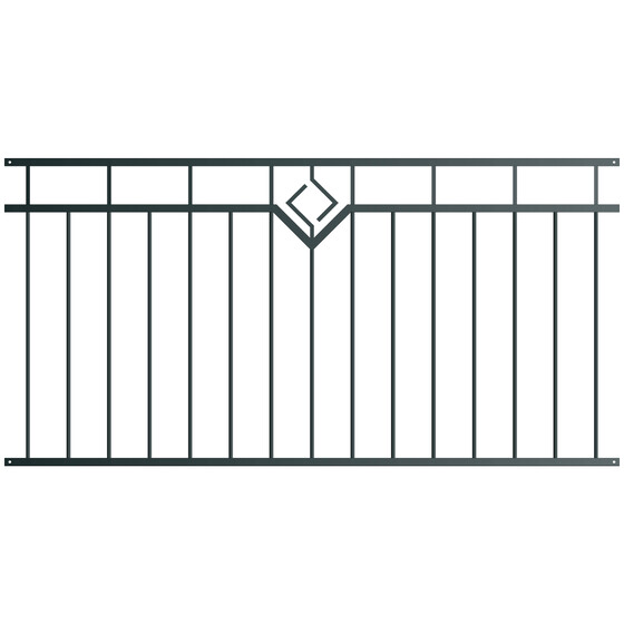 Zaunelement MILAZZO  Breite 1492 mm ohne Pfosten