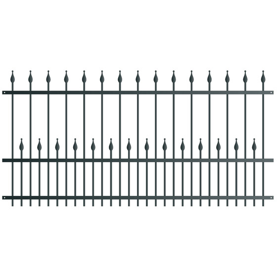 Zaunelement COMISI  Breite 1492 mm ohne Pfosten