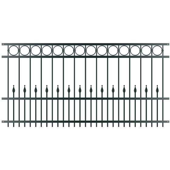 Zaunelement CATANIA  Breite 964 mm ohne Pfosten