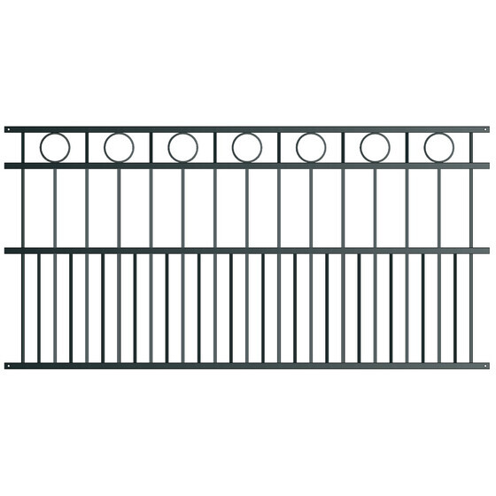 Zaunelement MERAN 2  Breite 1492 mm ohne Pfosten