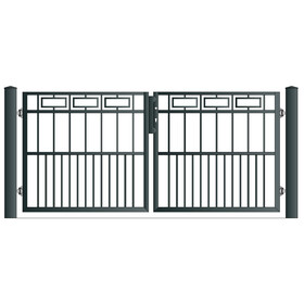 Zweiflgeltor MATERA 2 Breite 3444 mm Ohne Pfosten