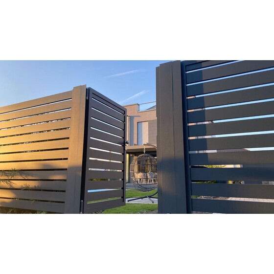 Zweiflgeltor MONTANA N40 Breite 4150 mm Ohne Pfosten