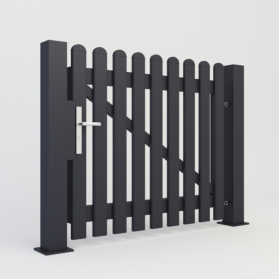 Gehtr MNCHEN  fr Lichte Breite 1200 mm Ohne Pfosten