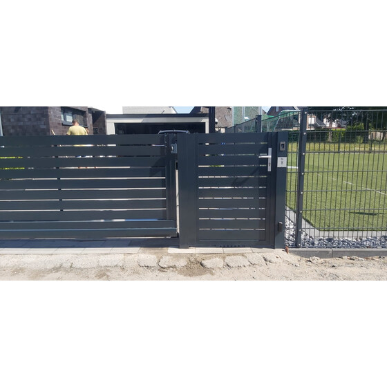 Zweiflgeltor MONTANA N40 Breite 3350 mm Ohne Pfosten