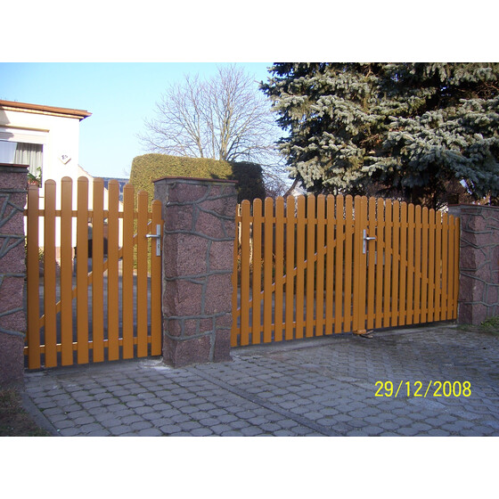 Zweiflgeltor MNCHEN Breite 4550 mm Ohne Pfosten