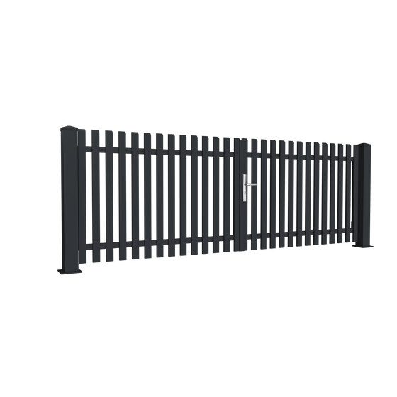 Zweiflgeltor MA 7 Breite 4000 mm Ohne Pfosten