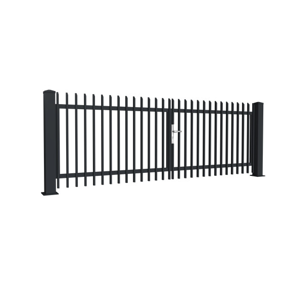 Zweiflgeltor MA 12 Breite 3000 mm Ohne Pfosten