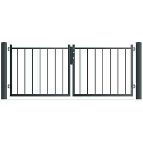 Zweiflgeltor ERFURT Breite 3972 mm Ohne Pfosten