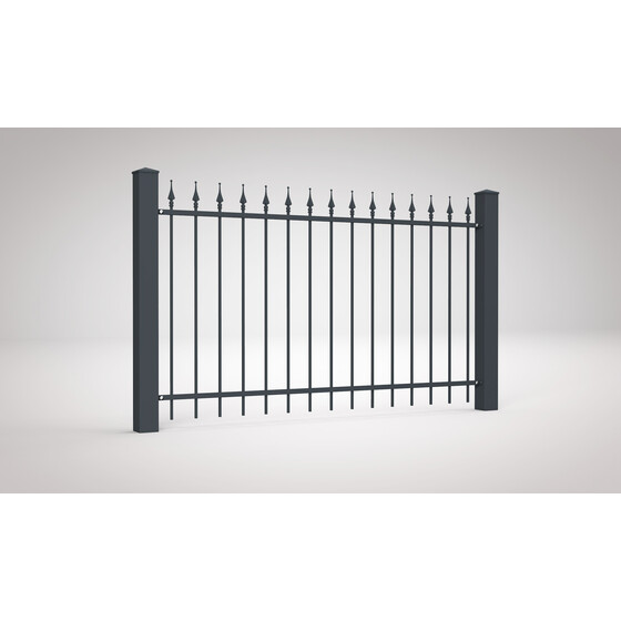 Zaunelement BERLIN  Breite 964 mm ohne Pfosten