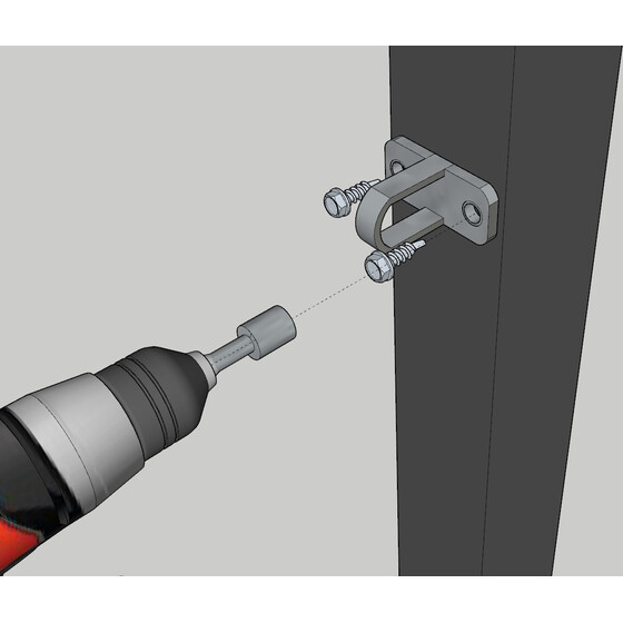 Befestigungsmaterial fr Zaun