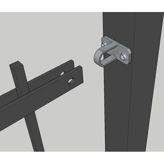 Befestigungsmaterial fr Zaun