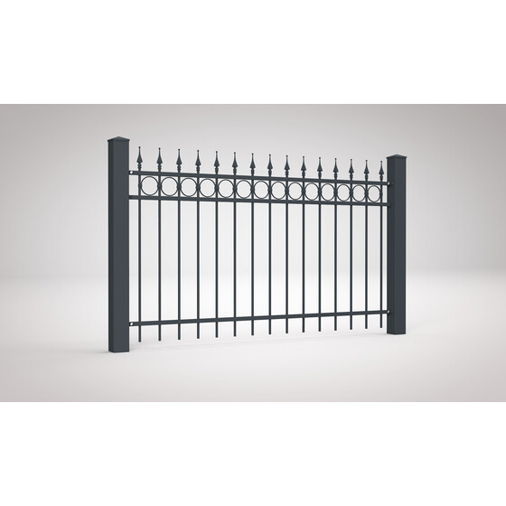 Zaunelement CAPRI  Breite 1492 mm ohne Pfosten