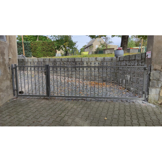 Zweiflgeltor CAPRI Breite 3444 mm Ohne Pfosten