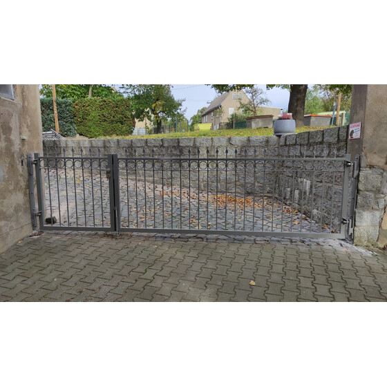 Zweiflgeltor CAPRI Breite 3972 mm Ohne Pfosten