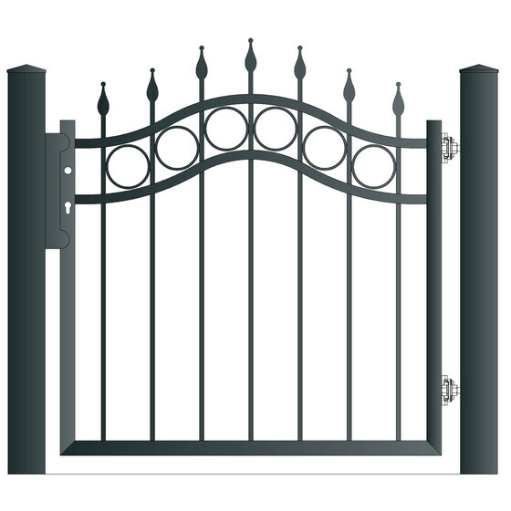 Gehtr SCHWERIN Breite 950 mm Ohne Pfosten