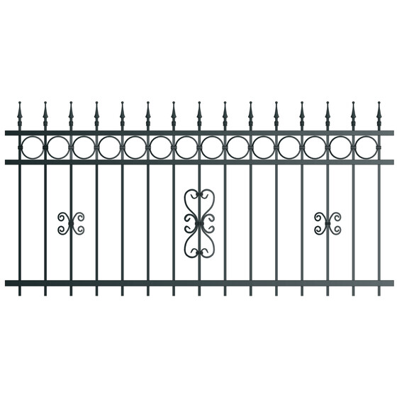 Zaunelement LEIPZIG  Breite 964 mm ohne Pfosten