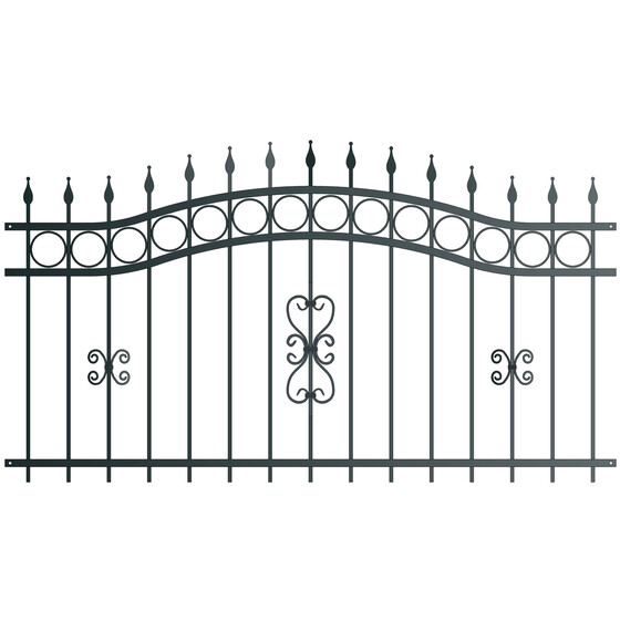 Zaunelement EISENACH  Breite 1492 mm ohne Pfosten